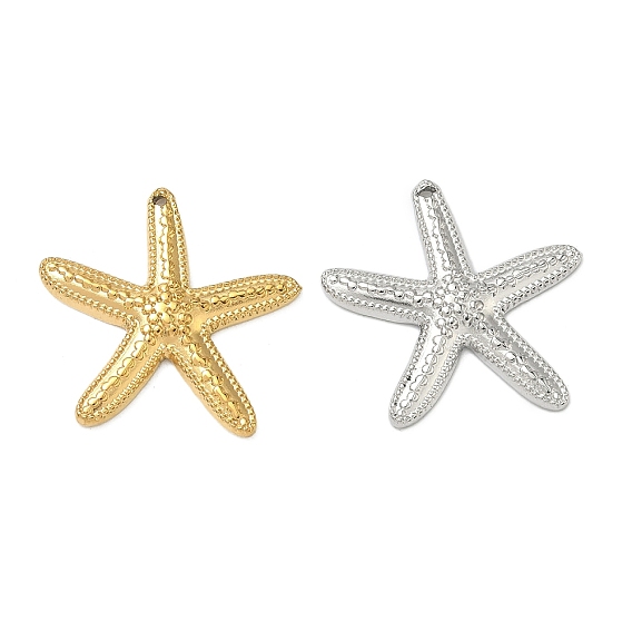 304 подвески из нержавеющей стали, очарование морской звезды