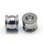 304 Edelstahlkugeln, Kolumne, 12x10 mm, Bohrung: 5.5 mm