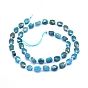 Natural Apatite Beads Strands, Faceted, Oval