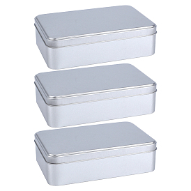 Прямоугольные жестяные металлические ящики для хранения с крышкой