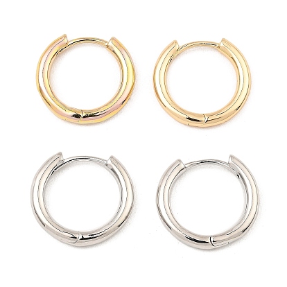 Латунные английском замке Серьги-кольца