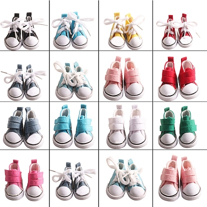 Imitation Leather Doll Casual Canvas Shoes, for BJD Doll Accessories