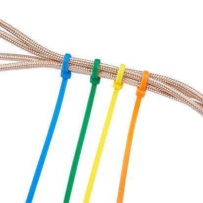 Пластиковые кабельные стяжки, завязки, молнии