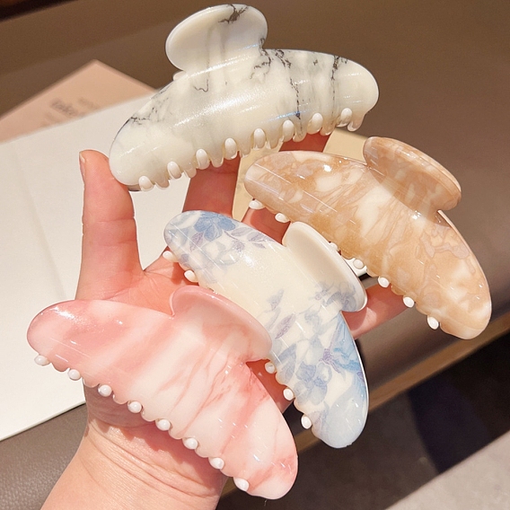 Пластиковые зажимы когтя волос, аксессуары для волос для женщин и девочек