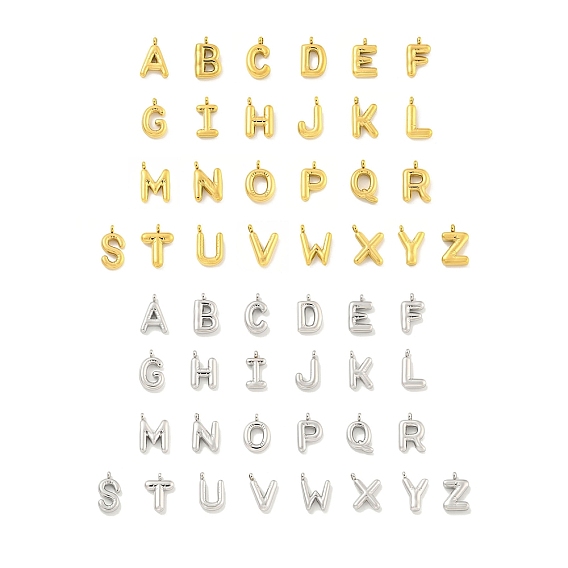 Ионное покрытие (ip) 304 подвески из нержавеющей стали, буквенное очарование