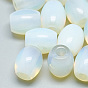 Perles opalite, Perles avec un grand trou   , baril