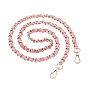 Bag Strap Chains, with Iron Curb Chains and PU Leather, for Bag Straps Replacement Accessories with Cardboard Box