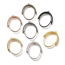 Подвесные подвески из сплава, для diy уф смолы, эпоксидная смола, без кадмия, без никеля и без свинца, овальные