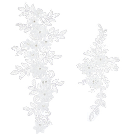 Компьютерная вышивка полиэстеровые патчи, аксессуары для костюма, аппликация, цветок