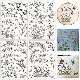 Нетканые водорастворимые узоры для вышивки, смыть стабилизатор вышивки, бумага для вышивки «наклей и сшей»