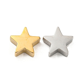 304 Stainless Steel Charms, Star Charm