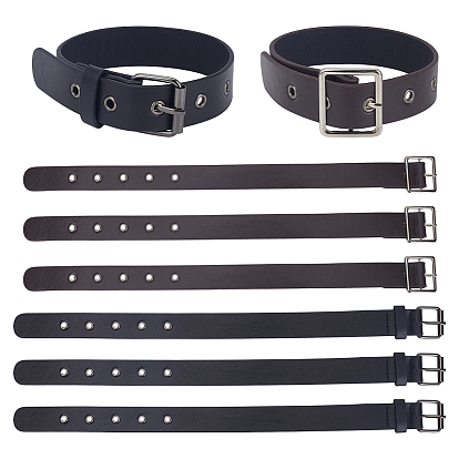 8 шт. 2 пряжки из цинкового сплава из искусственной кожи, регулируемая повязка на руку