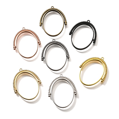 Подвесные подвески из сплава, для diy уф смолы, эпоксидная смола, без кадмия, без никеля и без свинца, овальные