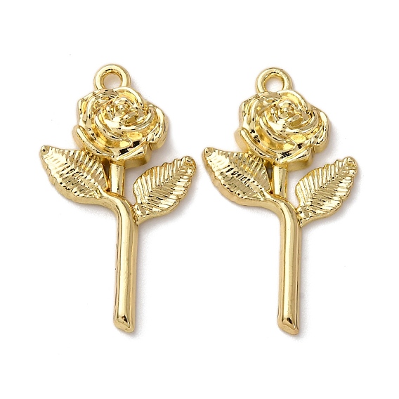 Подвески из сплава , цветок, стойки покрытие