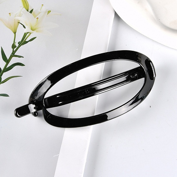 Овальные заколки для волос из смолы