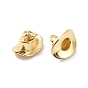 Rack Plating Brass Charms, with Jump Ring, Long-Lasting Plated, Cadmium Free & Lead Free, Hat