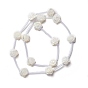 Natural Trochid Shell/Trochus Shell Beads Strands, Rose