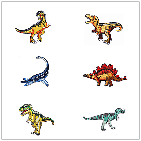 Dinosaur Computerized Embroidery Cloth Iron on Patches, Stick On Patch, Costume Accessories, Appliques