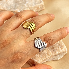 304 открытые манжеты из нержавеющей стали для женщин