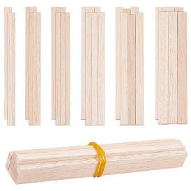 74Pcs 6 Style Wood Sticks, DIY Sand Table Material Model Accessories