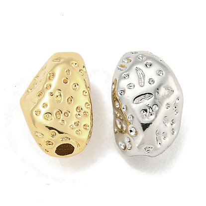 Текстурированные латунные бусы, без кадмия, без никеля и без свинца, самородки