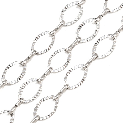 304 цепи из текстурированной нержавеющей стали с овальными звеньями, несварные, с катушкой