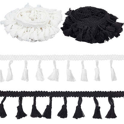 10 ярдов 2 стиль хлопковая кисточка бахрома отделка, украшение одежды, аксессуары для костюма