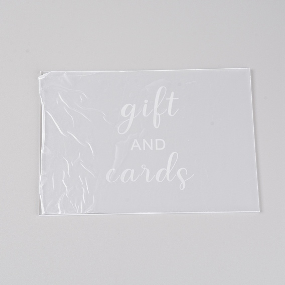 Acrylic Board, Mark Card, Word & Rectangle