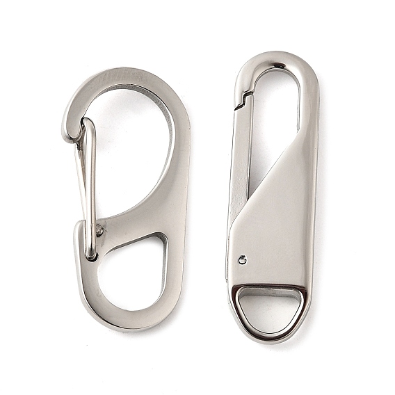 304 брелки из нержавеющей стали, овальные