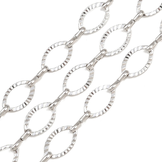 304 цепи из текстурированной нержавеющей стали с овальными звеньями, несварные, с катушкой