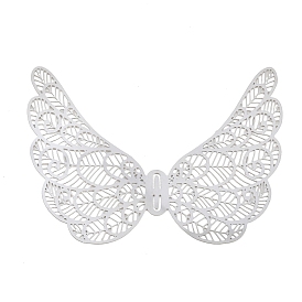 201 Stainless Steel Filigree Joiners, Butterfly Wing