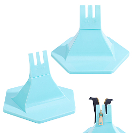 2Bags 2 Styles ABS Plastic Button Punch, Hexagon