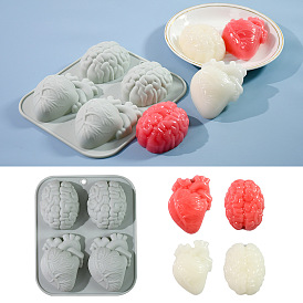 Halloween DIY Candle Making, Resin Casting Molds, For UV Resin, Epoxy Resin Craft Making, White