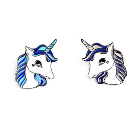 Colorful Unicorn Brooch for Best Friends, Fashionable and Unique Cartoon Jewelry