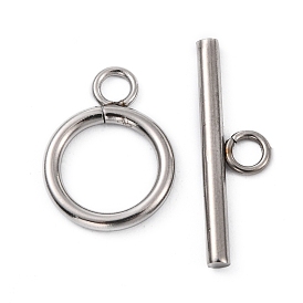 Stainless Steel Ring Toggle Clasps