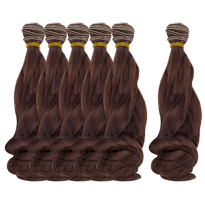 6шт. парик для куклы, для девочек своими руками bjd makings аксессуары