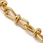 201 Stainless Steel Bowknot Link Chain Bracelets