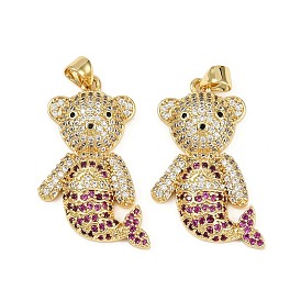 Латунные микро проложить кубического циркония подвески, нести прелести, без кадмия и без свинца, стойки покрытие, долговечный