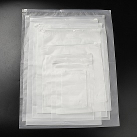 Прозрачные полиэтиленовые пакеты для хранения ювелирных изделий с застежкой-молнией, портативные мешочки-органайзеры для ювелирных изделий, прямоугольник квадрат