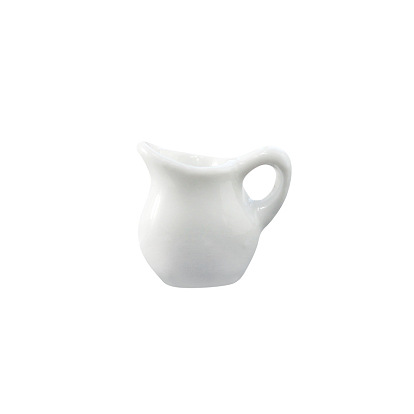 Adornos de olla de leche de porcelana en miniatura, accesorios para microcasas de muñecas, decoraciones de utilería de simulación