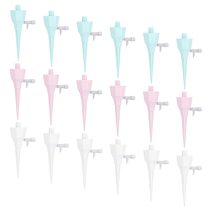 Пластиковые регулируемые шипы для самополива, с клапаном контроля капель, растения цветы полив инструмент, для комнатных и уличных растений