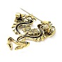 Dragon Brooch, Alloy Badge for Unisex