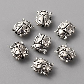 Tibetan Style Alloy Beads, Ladybug