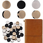 36Pcs 3 Colors Alloy Slide Charms, Flat Round