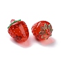 Transparent Acrylic Pendants, Strawberry