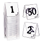 Acrylic Table Number Sign, Reservation Signage Board, Desk Sign Plate, for Wedding, Hotel, Resturant