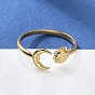 304 Stainless Steel Finger Rings, Open Cuff Ring for Women, Golden