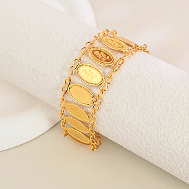 Браслеты из латунной цепочки для женщин