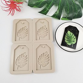 Food Grade Leaf DIY Pendant Silicone Molds, Resin Casting Molds, For UV Resin, Epoxy Resin Jewelry Making