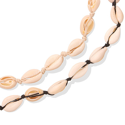 Handmade Hawaiian Shell Necklace for Women - Fashionable Knot Design Jewelry